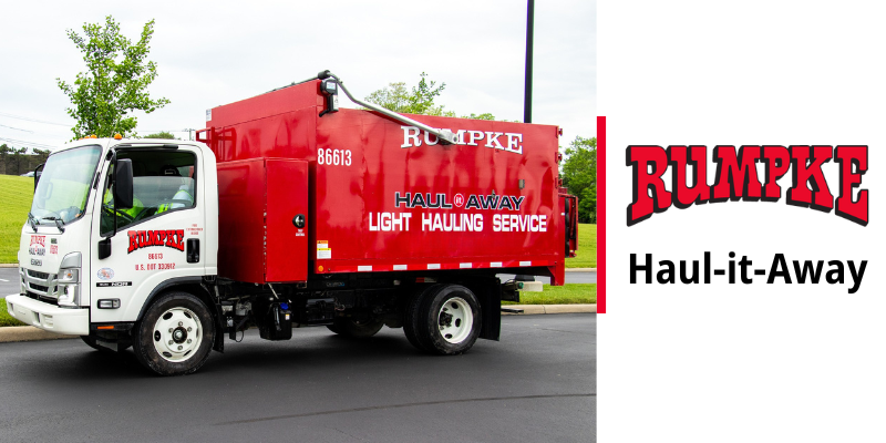 Red Junk Removal And Hauling Truck In Dayton Oh