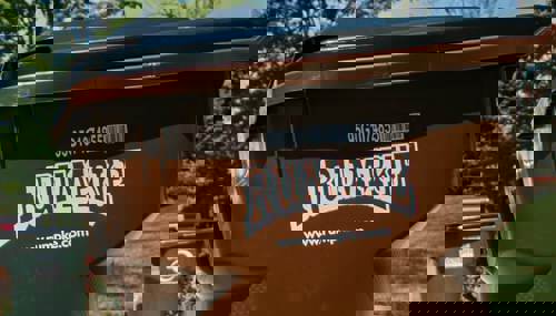 Rumpke Trash Cart For Residential Waste Removal Service