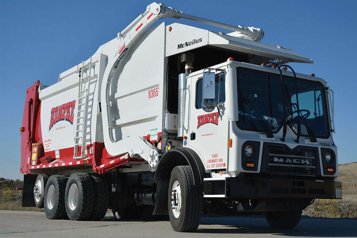 Rumpke Commercial Garbage Truck
